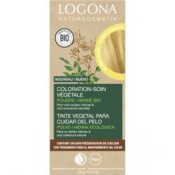 Coloration soin végétale poudre Blond doré 100gr - Logona