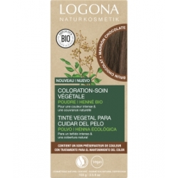 Coloration soin végétale Brun Chocolat 100gr - Logona