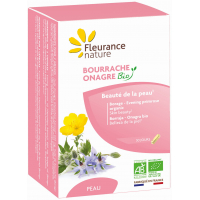 Bourrache Onagre Bio 60 gélules végétales - Fleurance Nature Aromatic provence beauté de la peau