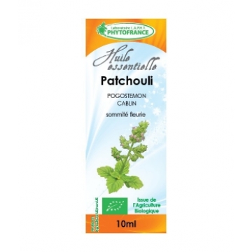 Huile essentielle de Patchouli bio 10ml - Phytofrance