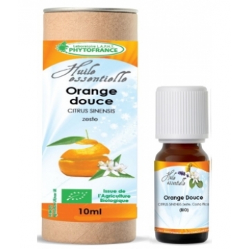 HUILE ESSENTIELLE ORANGE DOUCE BIO PHF 10ml - Phytofrance