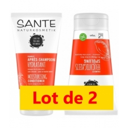 Lot de 2 Après shampoing Hydratant Mangue Aloe Bio 2x150ml - Sante