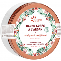 Baume pour le corps généreux nourrissant à l'Argan bio 150ml - Fleurance Nature