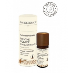 Huile Essentielle Menthe poivrée forte et mentholée bio 10ml - Finessence