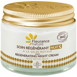 Soin de nuit régénérant à la Gelée Royale Bio 50ml - Fleurance Nature