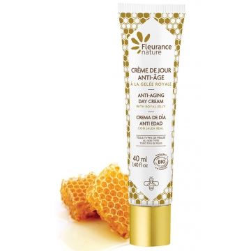 Crème de jour anti âge à la Gelée Royale Bio 40ml - Fleurance Nature