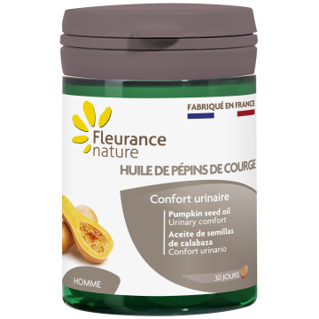 Huile de pépins de Courge 60 capsules - Fleurance Nature