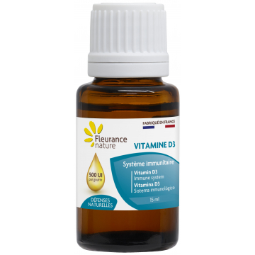 Vitamine D3 15ml - Fleurance Nature