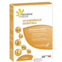 Vitaminéraux essentiels 30 gélules - Fleurance Nature Aromatic provence tonus énergie