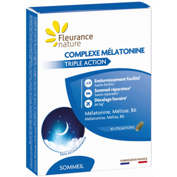 Complexe mélatonine 30 comprimés - Fleurance Nature