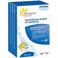 Magnésium marin B6 60 comprimés - Fleurance Nature Aromatic provence stress nervosité sommeil