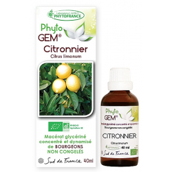 Phyto'gem Bourgeons de Citronnier Bio 40ml - Phytofrance