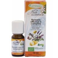 Huile essentielle de Romarin à Camphre Bio 10ml - Phytofrance Aromatic provence