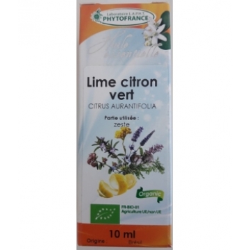 Huile essentielle Lime citron vert 10ml - Phytofrance