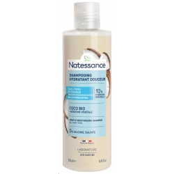 Shampooing extra doux usage fréquent coco et kératine végétale 250ml - Natessance