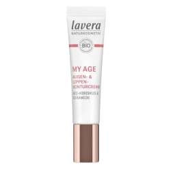 MY AGE Crème contour des yeux et lèvres 15ml - Lavera