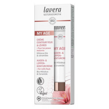 MY AGE Crème contour des yeux et lèvres 15ml - Lavera