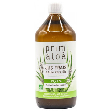 Pur Jus à boire Aloé Vera Bio 99,7pc 1L - Prim Aloe