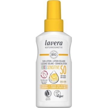 Lotion solaire sensitive Kids SPF 50 Plus 100ml - Lavera