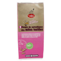 Contrôle des mites textiles 2 plaquettes 2gr - La Droguerie Ecologique phéromones colle glu gestion des mites en excès