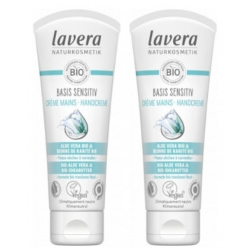 Crème mains BASIS lot de 2x75ml - Lavera