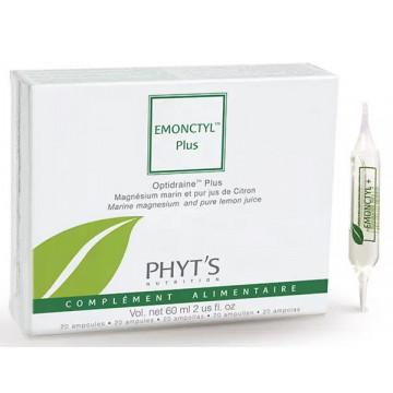 Emonctyl Plus Optidraine intestinal lymphatique 20 ampoules de 3ml - Phyts