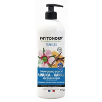 Shampooing douche régénérateur Aloé Miel de Manuka senteur Vanille 750ML Phytonorm shampoing familial Aromatic provence