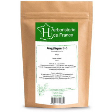 Tisane Angélique Bio fruit 30gr - Herboristerie de France