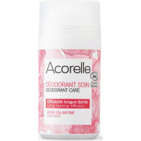 Déodorant roll on Rose Eglantine 50 ml - Acorelle pierre d'alun bicarbonate de sodium Aromatic provence