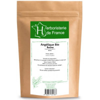 Tisane Angélique racine bio 30 gr Herboristerie De France digestion stress fatigue vitalité Aromatic provence