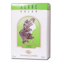 Henné Auburn 100gr - Scented Garden teinte châtain avec reflets rouges henné naturel Aromatic provence