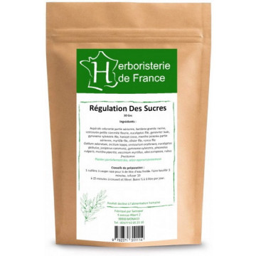 Tisane Régulation des sucres 30gr - Herboristerie de France