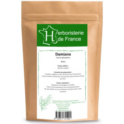 Tisane Damiana feuille coupée 30 gr - Herboristerie de France