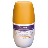 Déodorant roll on Bergamote Orange anti traces 50 ml - Cattier deodorant peau sensible cattier Aromatic provence