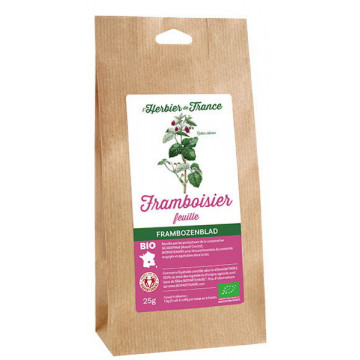 Tisane Framboisier feuille 25gr - L'Herbier de France