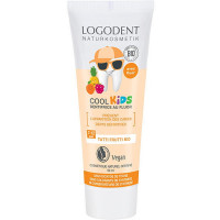 Dentifrice Cool Kids tutti frutti 7 à 12 ans avec fluor 50 ml - Logona xylitol sorbitol contre les caries Aromatic provence