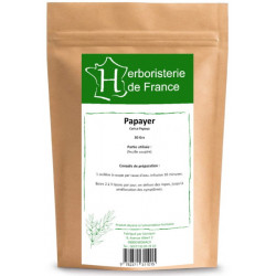 Tisane Papayer feuille 30 gr - Herboristerie de France