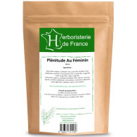 Tisane Plénitude au féminin 30 gr - Herboristerie de France ménopause infusion féminine Aromatic provence