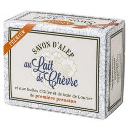 Savon d'Alep Premium au lait de chèvre 125 gr - Alepia