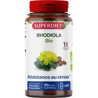 Rhodiola rosea bio 90 gélules - Super Diet rhodiole anti stress Aromatic provence
