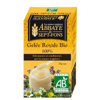 Gelée Royale Bio non congelée 25 gr - Abbaye de Sept Fons vitalité et tonus défenses naturelles Aromatic provence