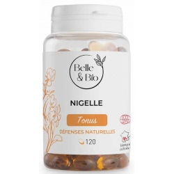 Huile de Nigelle bio 120 capsules - Belle et Bio