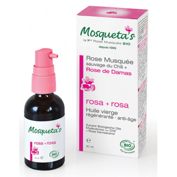 Huile Rose Musquée + HE Rose de Damas - Mosqueta s