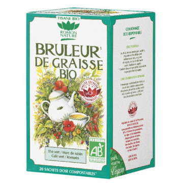 Tisane Brûleur de Graisse bio 20 sachets - Romon Nature