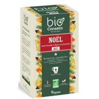 Infusion de Noël bio 20 sachets - Bio Conseils tisane de noel digestive relaxante Aromatic provence