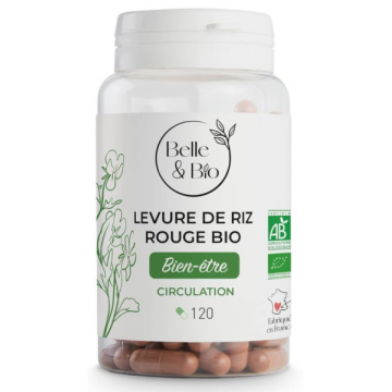 Levure de Riz rouge bio 120 gélules - Belle et Bio