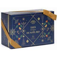 Coffret thés féeriques de Noël 40 sachets coffret métal - Provence d'Antan thé bio de noel Aromatic provence