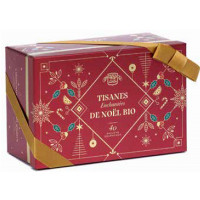 Coffret tisanes enchantées de Noël bio 40 sachets coffret métal - Provence d'Antan tisanes magiques de Noel Aromatic provence