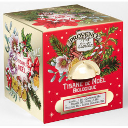 Tisane de Noël biologique coffret métal 24 sachets - Provence d'Antan