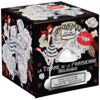 Tisane de la parisienne biologique boite métal 24 sachets Provence d'Antan élégante audacieuse partage Aromatic provence